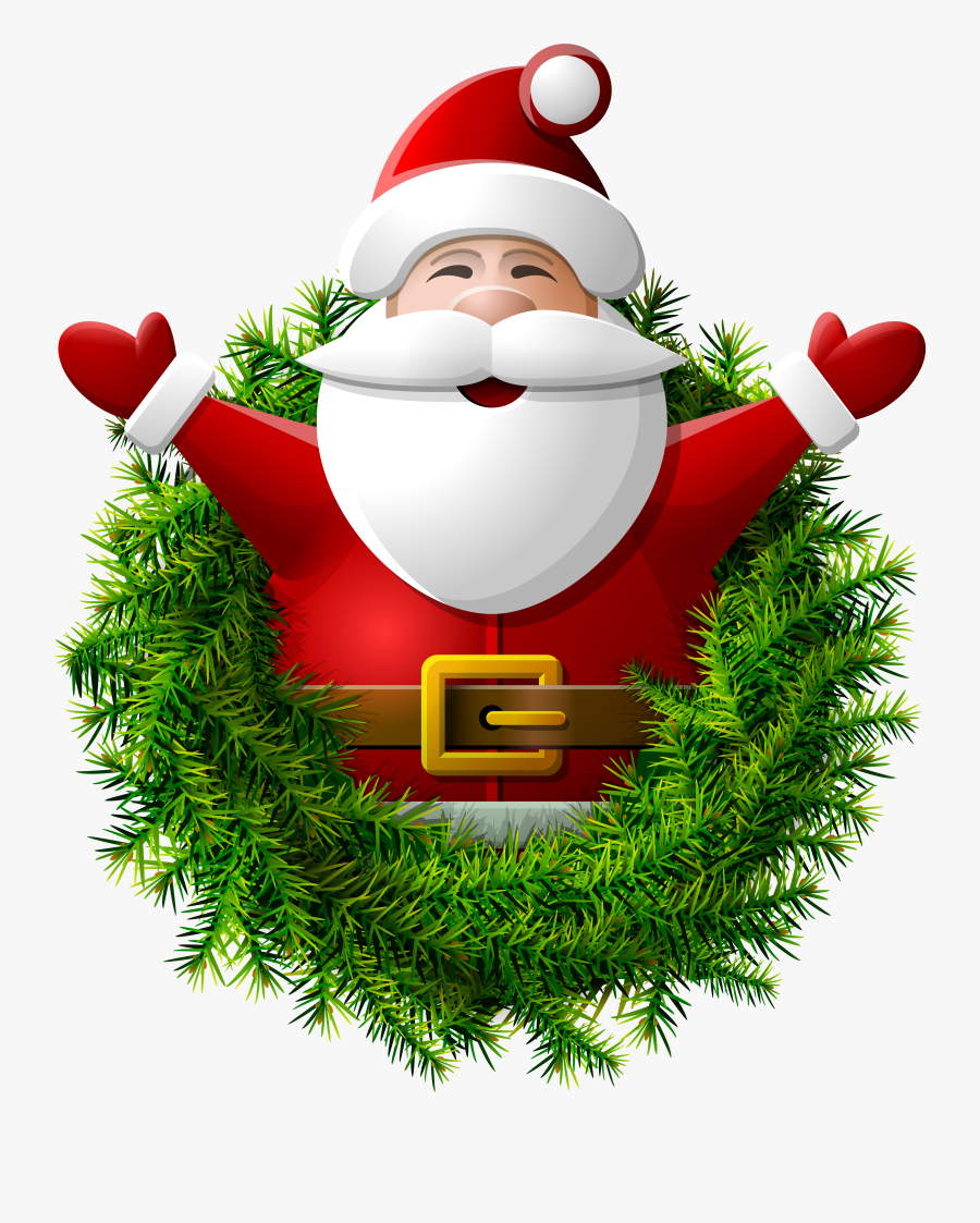 Transparent Download Sprout Clipart Cartoon - Merry Christmas Santa Claus Png, Transparent Clipart