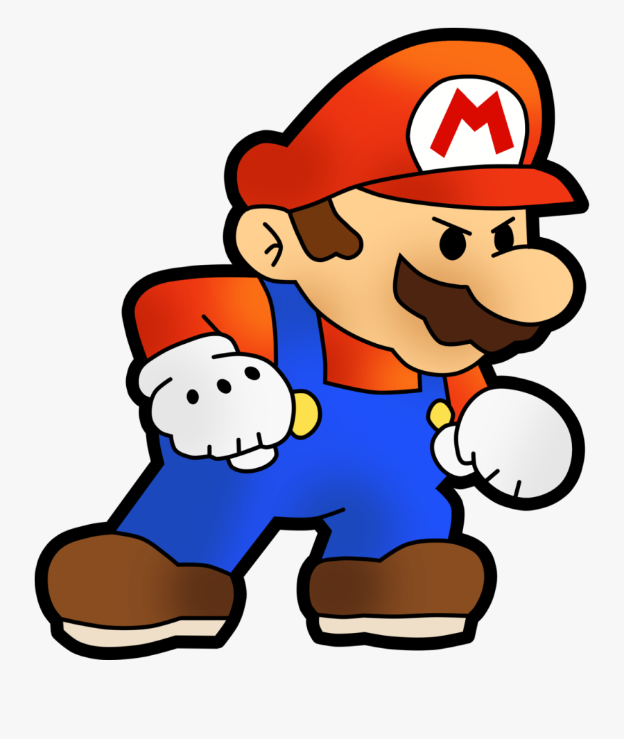 Mario Png - Angry Paper Mario Png , Free Transparent Clipart - ClipartKey