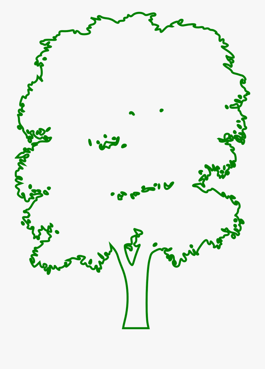 Forest, Tree, Nature, Forest, Wood, Environment - Outline Of A Tree ...