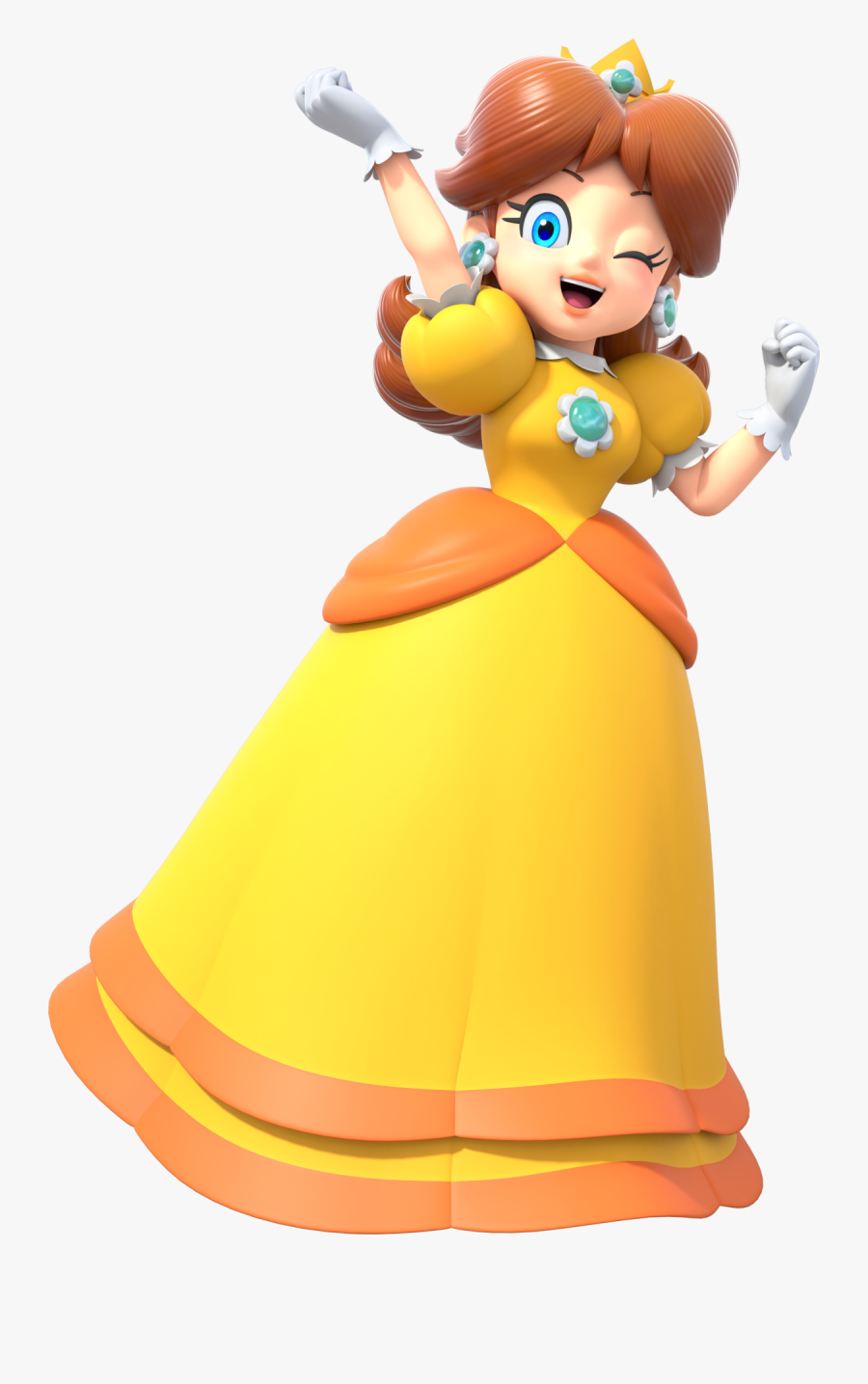 Super Mario Party Daisy - Daisy Mario , Free Transparent Clipart