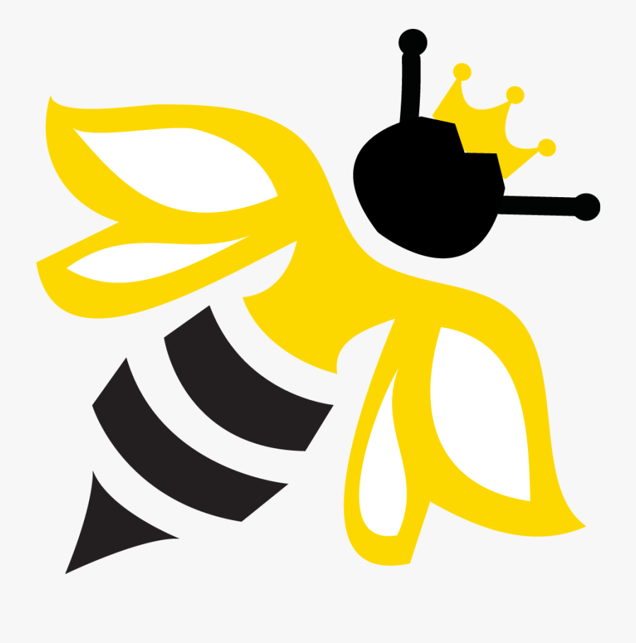 Happy Thoughts Lead To Happy Living - Queen Bee Logo Png, Transparent Clipart