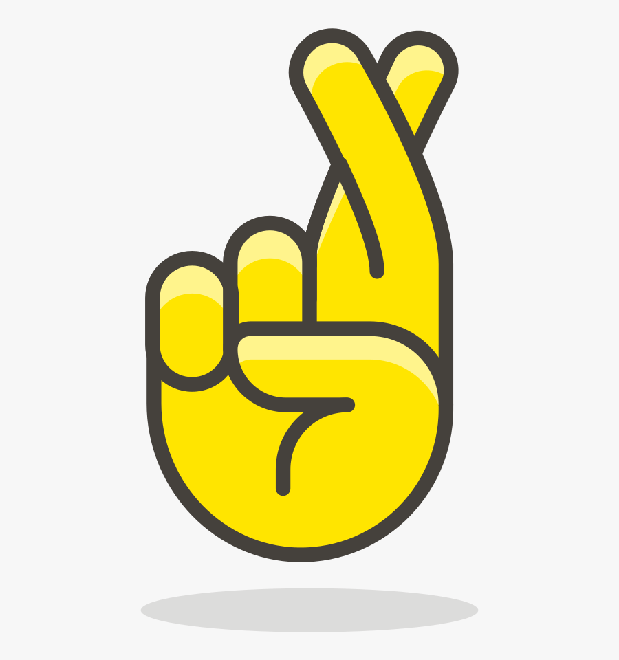 Transparent Fingers Crossed Png - Small Finger Crossed Emoji , Free ...