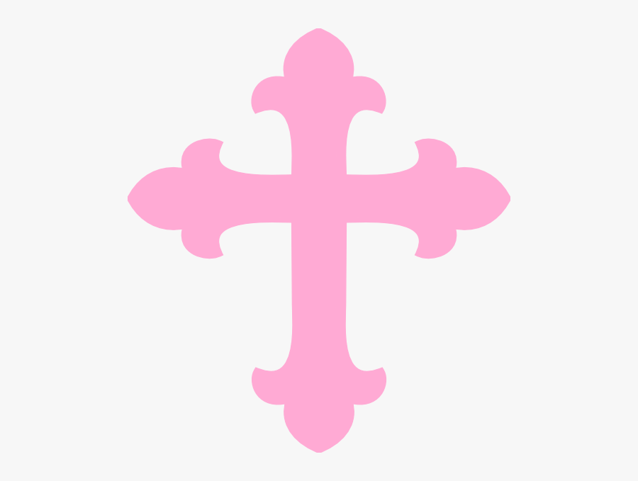 Pink Cross Clipart, Transparent Clipart