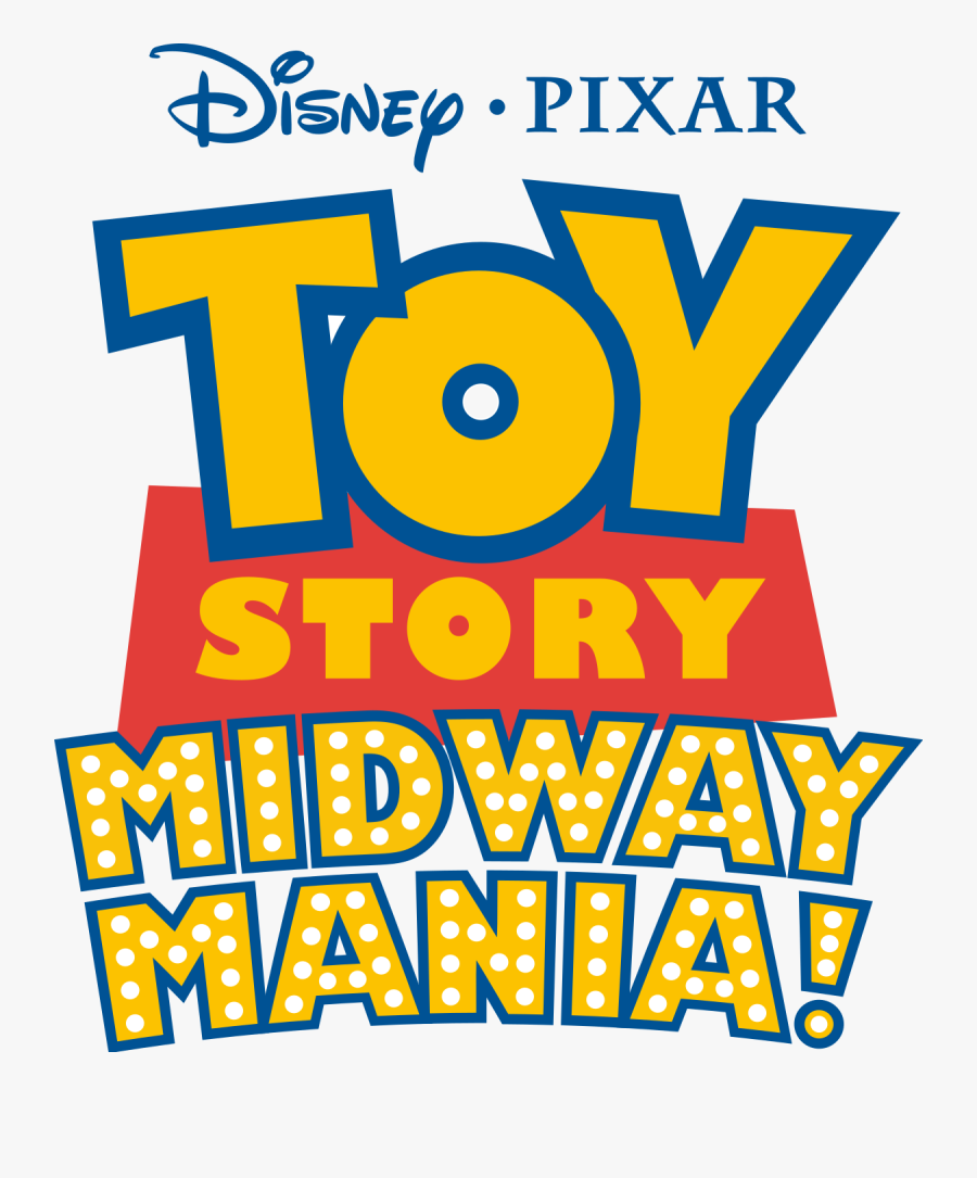 Toy Story Midway Mania Logo, Transparent Clipart
