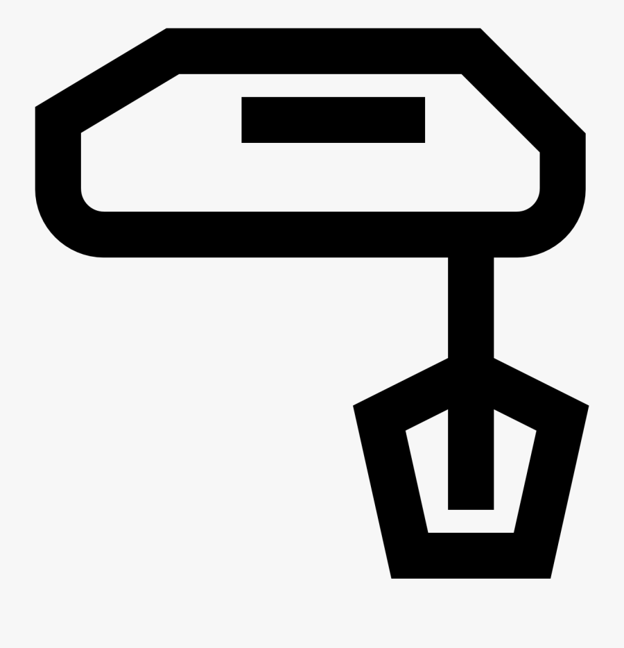 This Is A Picture Of A Hand Mixer From The Side, Transparent Clipart