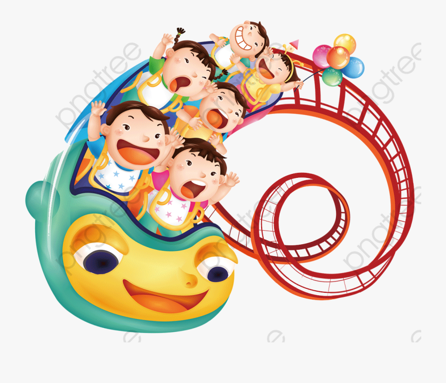 Amusement Park - Kids Amusement Park Clipart, Transparent Clipart