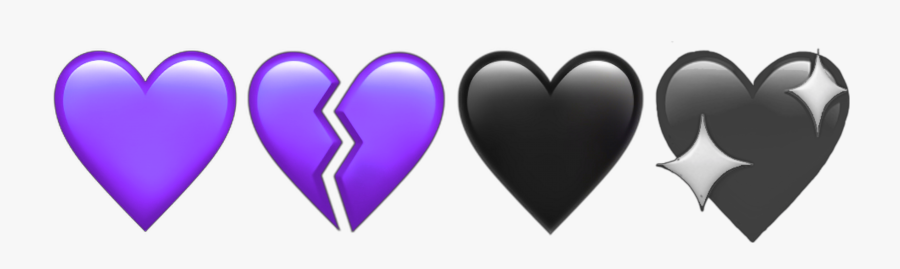 Purple Hearts Heart Broken Heartbroken Aesthetic Green Broken Heart Emoji Free Transparent Clipart Clipartkey