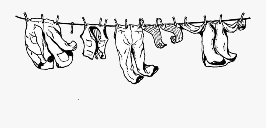 Clothes Line Laundry Clothing Clip Art - Clothes Line Clip Art, Transparent Clipart