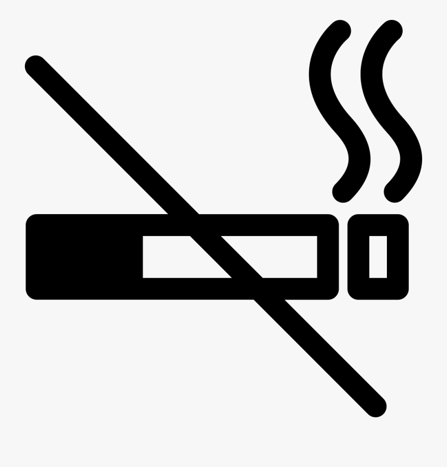 No Smoking Comments - No Smoking Icon, Transparent Clipart