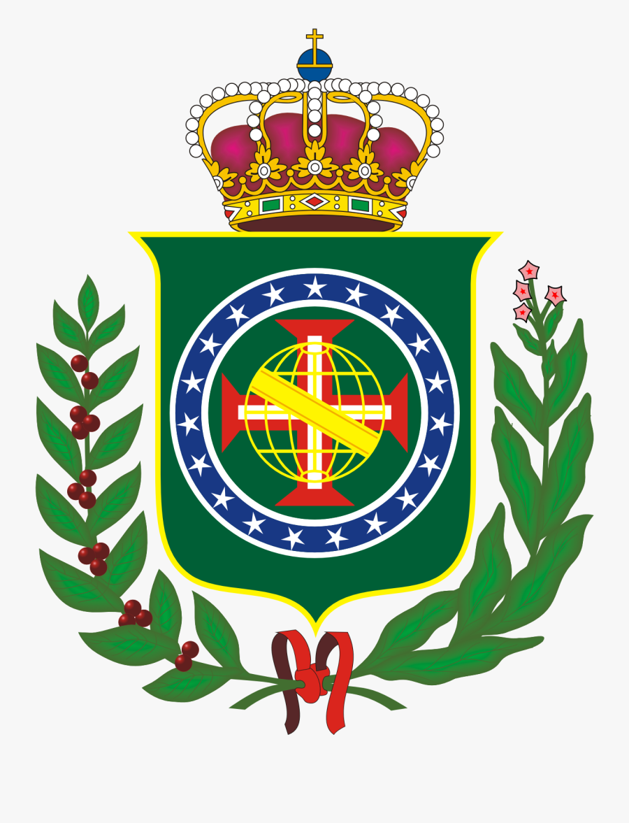Regent - Clipart - Brazil Empire Coat Of Arms, Transparent Clipart
