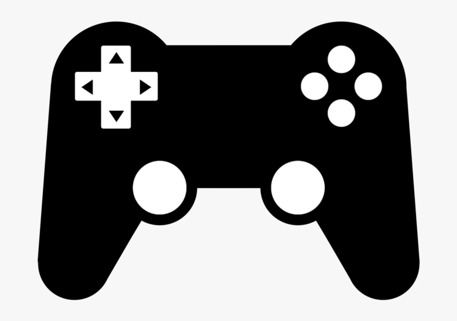 Controller Png Clip Art Black And White Stock - Vector Graphics, Transparent Clipart