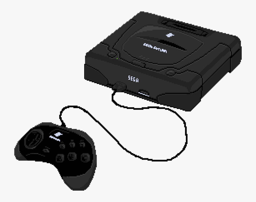 Sega Saturn Controller Png Clip Art Free - Sega Saturn Transparent Png, Transparent Clipart