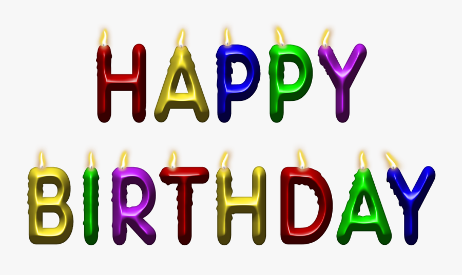 Happy Birthday Candles Png Png Image - Its My Birthday Month, Transparent Clipart