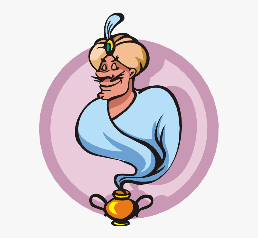 Free Clipart Genie In A Bottle - Genie Coming Out Of Bottle , Free ...