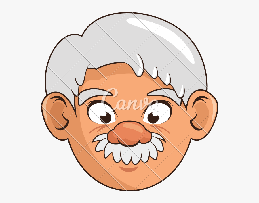 Clip Art Icon Icons By Canva - Cartoon Pics Of Grandfather, Transparent Clipart