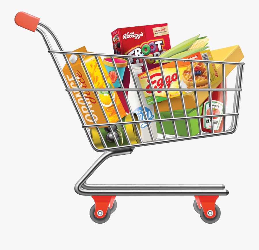 Grocery Clipart Go To Store Grocery Shopping Cart Png Free Transparent Clipart Clipartkey