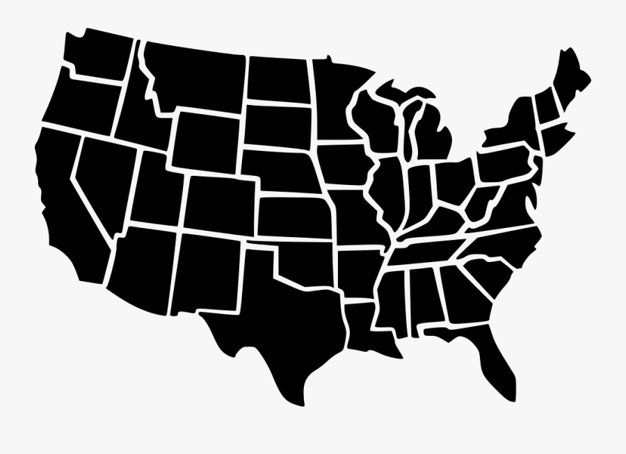 Usa Map Png Free, Transparent Clipart