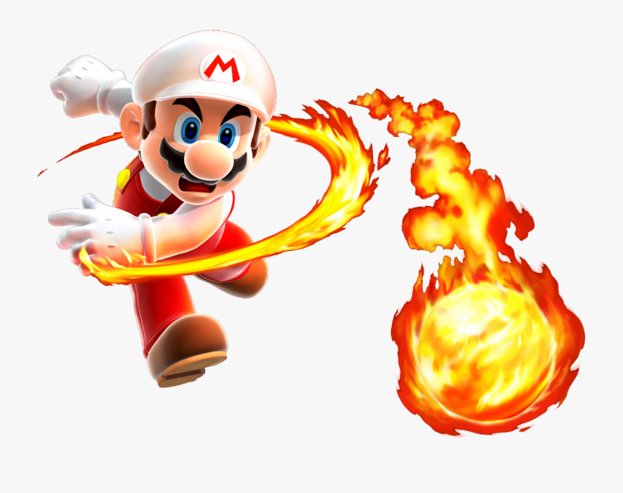 Super Mario Fire Power, Transparent Clipart