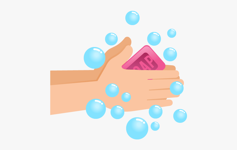Hand Washing With Soap Cliparts, Transparent Clipart