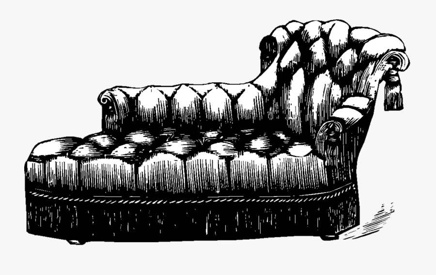 Couch Sofa Vintage Free Picture - Couch, Transparent Clipart