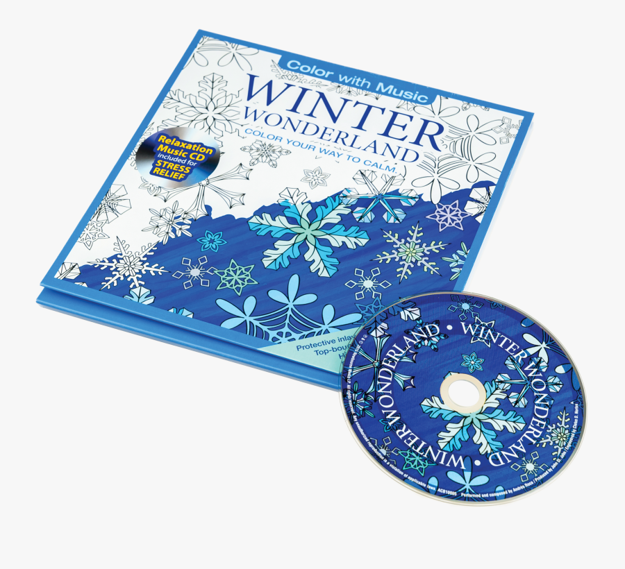 Color With Music Winter Wonderland Adult Coloring Book - Art Paper, Transparent Clipart