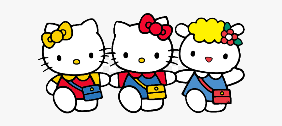 Hello Kitty Clip Art Cartoon Clipart Stunning Transparent - Hello Kitty Drawing Page, Transparent Clipart