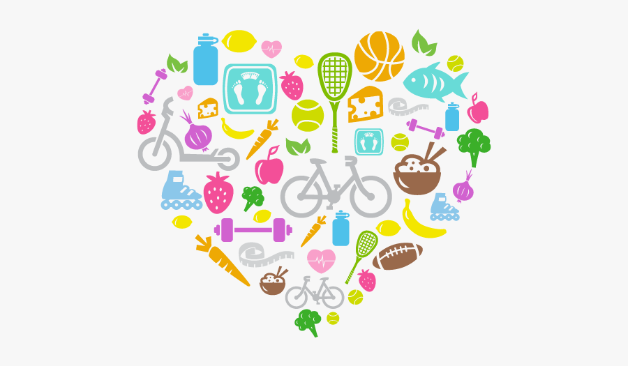 Pcos Icons - 7 Habits For A Healthy Heart, Transparent Clipart