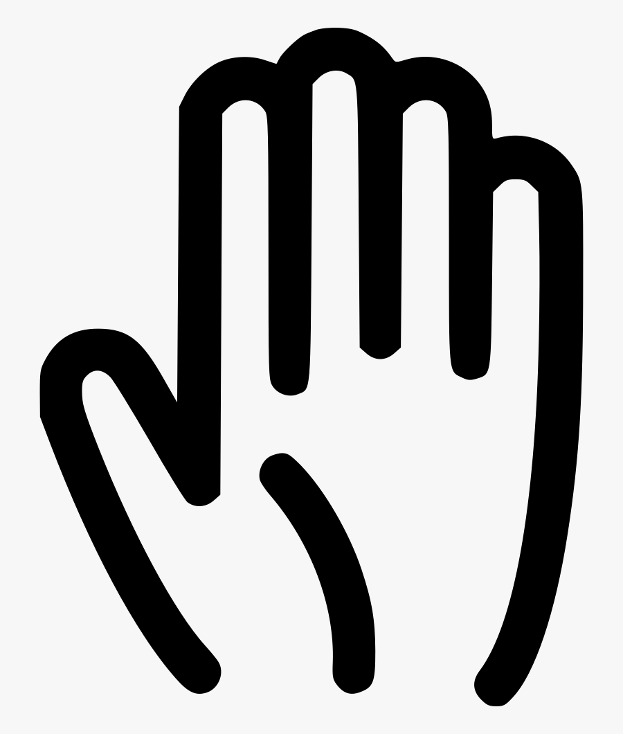 Hand Stop Palm Highfive, Transparent Clipart