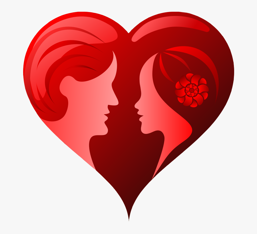 Couple Heart Png, Transparent Clipart
