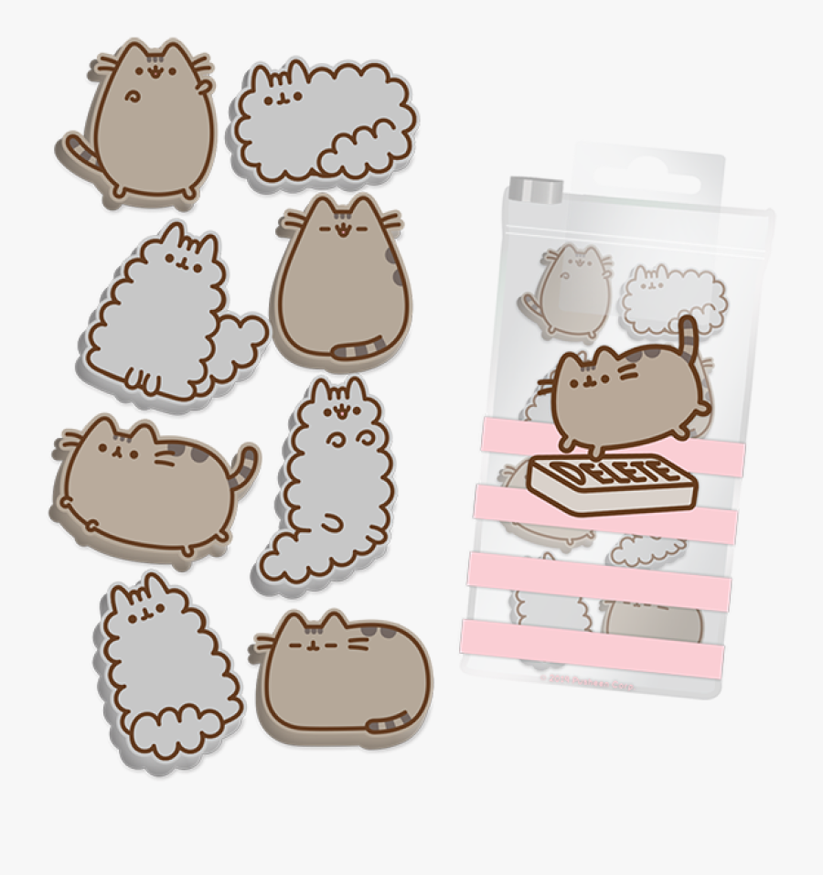 Sweet & Simple Eraser Set - Material Escolar Pusheen, Transparent Clipart