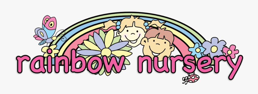 Rainbow Nursery Logo, Transparent Clipart