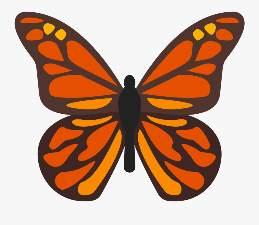 Butterfly Icon Free Download Clipart , Png Download - Monarch Butterfly Png, Transparent Clipart