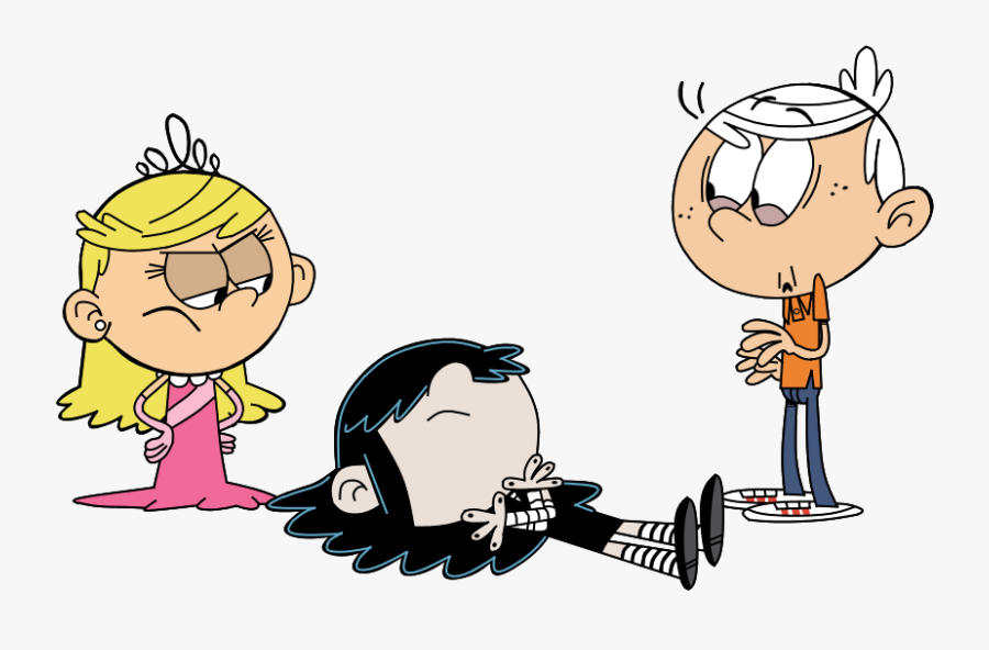 Lucy Plays Dead By - Loud House Lucy Butt, Transparent Clipart