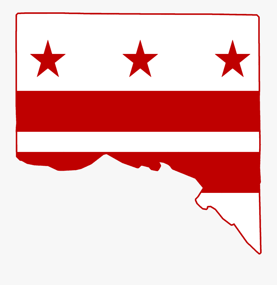 Washington Dc Flag Png, Transparent Clipart