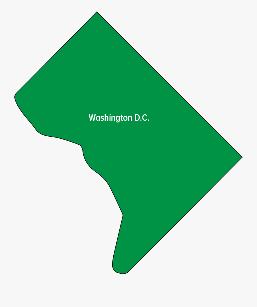 Map-washington Dc - Washington Dc Map Png, Transparent Clipart