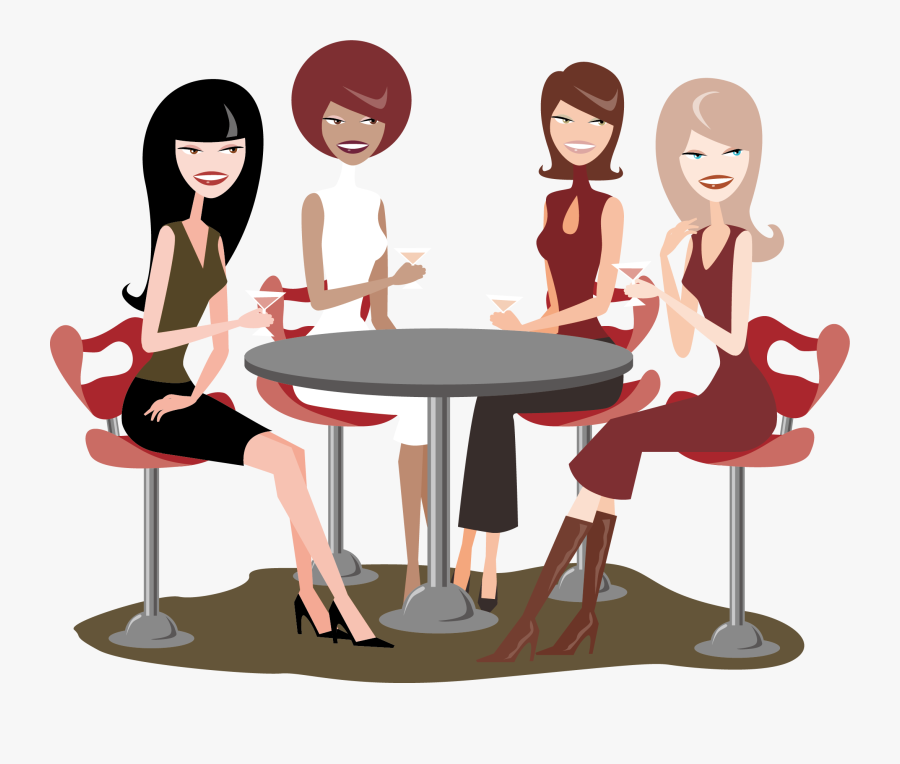 Makeup Clipart Makeup Mary Kay - Girls Chatting Png, Transparent Clipart