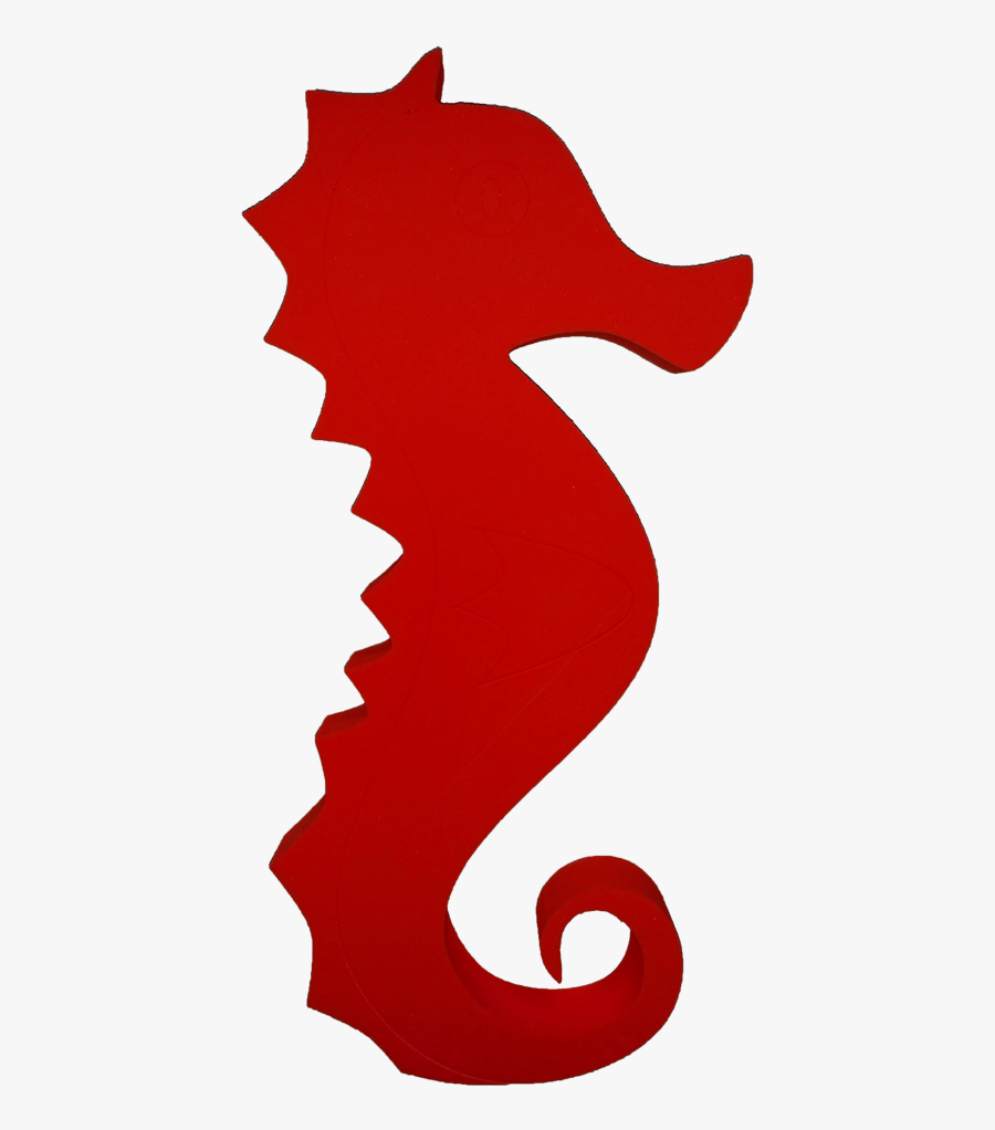 Seahorse Clipart Red, Transparent Clipart