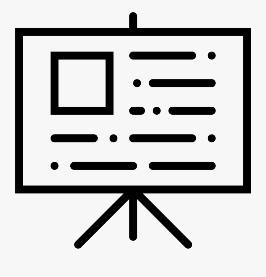 Icon Presentation Deck - Presentation Deck Icon, Transparent Clipart