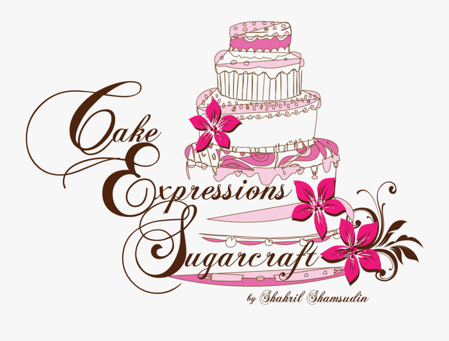 Cake Expressions & Sugarcraft - Designer Logo Of Cake, Transparent Clipart