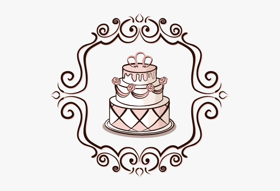 Cake Background Pic Vector, Transparent Clipart