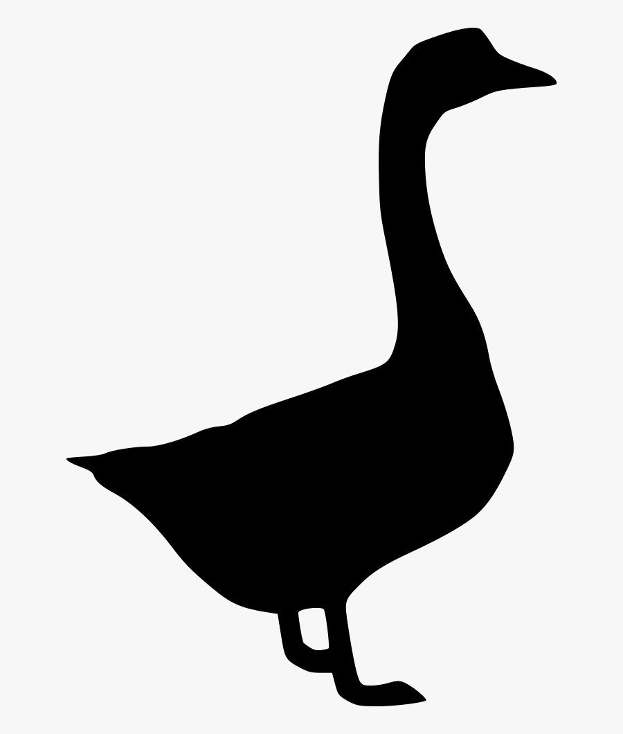 Goose Clipart Grey Goose - Goose Icon Png, Transparent Clipart