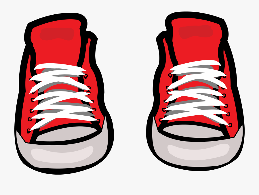 Shoe Sneakers All Stars - Red Converse Clip Art , Free Transparent