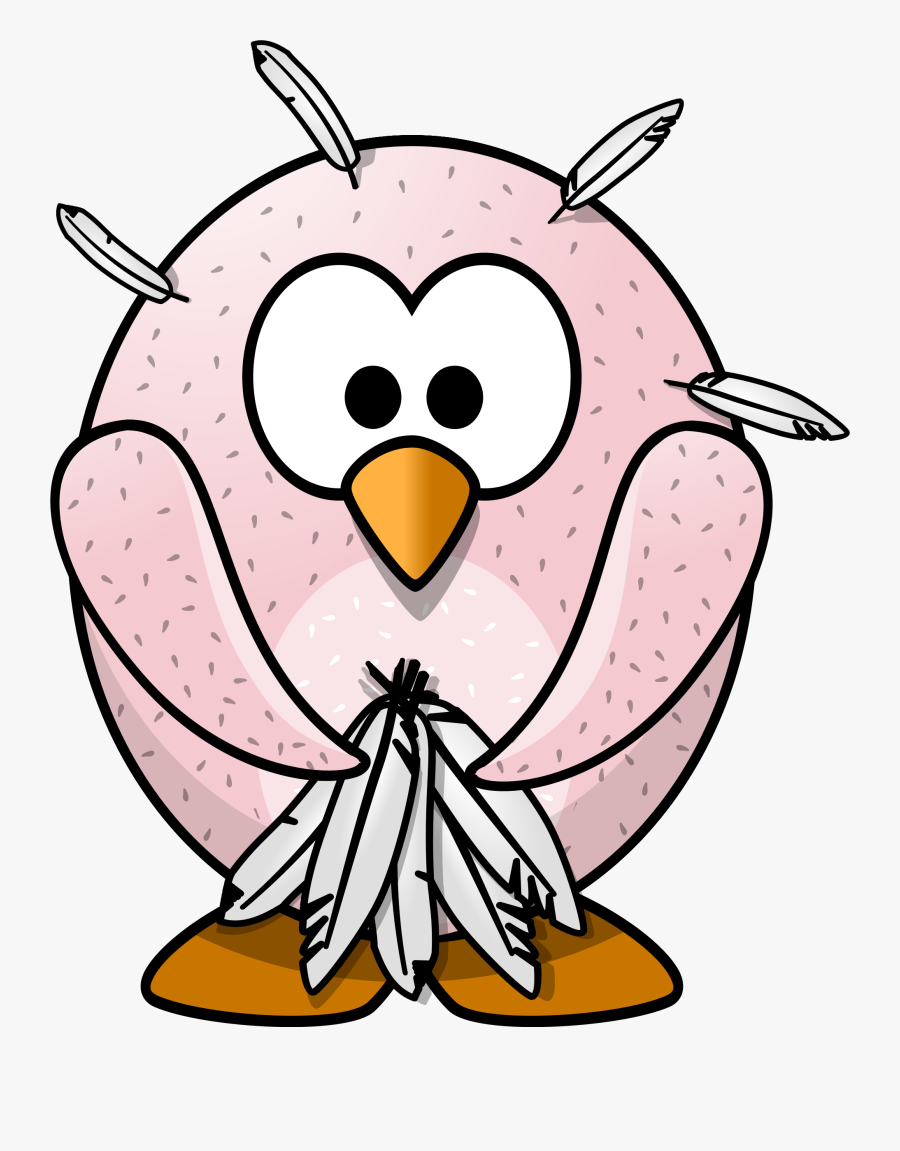 Clipart - Bird Without Feathers Cartoon, Transparent Clipart