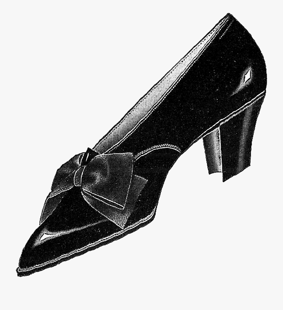 Shoe Antique Fashion Women Stock Illustration Digital - Basic Pump, Transparent Clipart