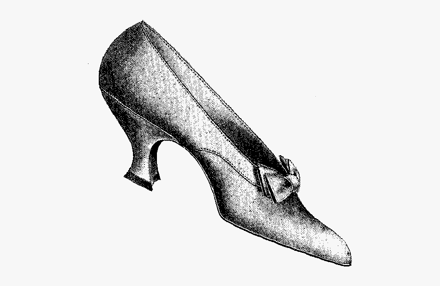Shoe Fashion Women"s Slipper Illustration - Vintage Shoe Illustration, Transparent Clipart