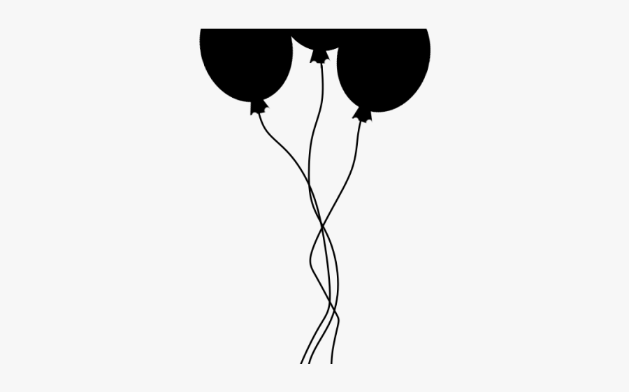 Black And White Tumblr Balloon, Transparent Clipart