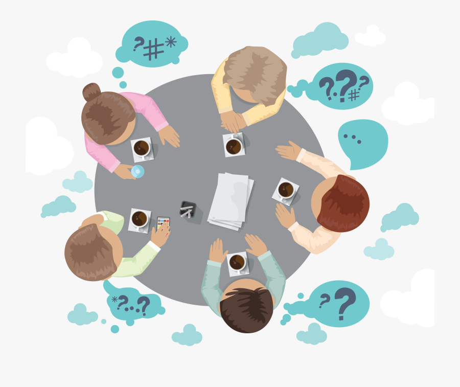 Group Discussion Png, Transparent Clipart