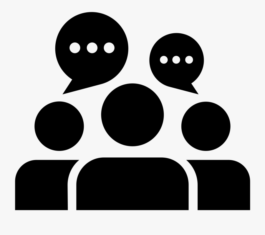 Discussion Clipart Group Communication - Social Group Icon Png, Transparent Clipart