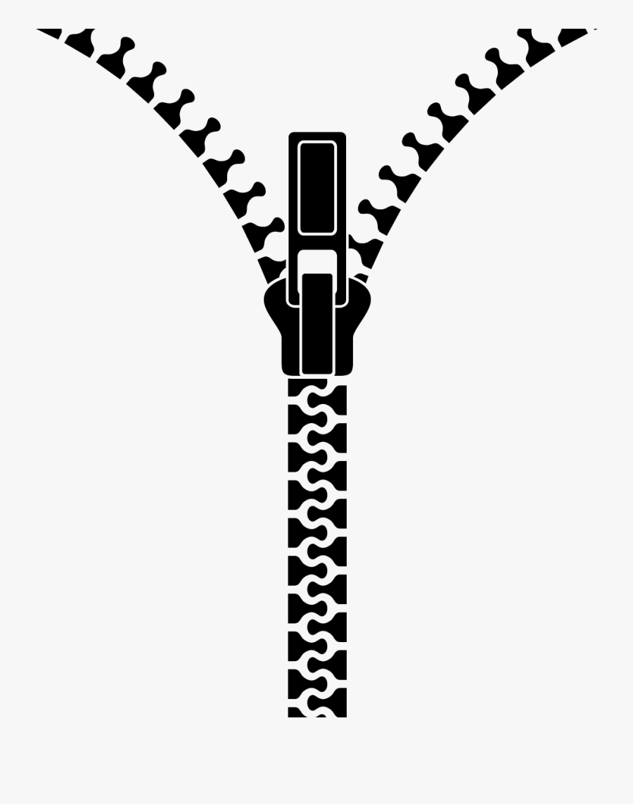 Download Zip Vector , Png Download - Zip Clipart Black And White ...