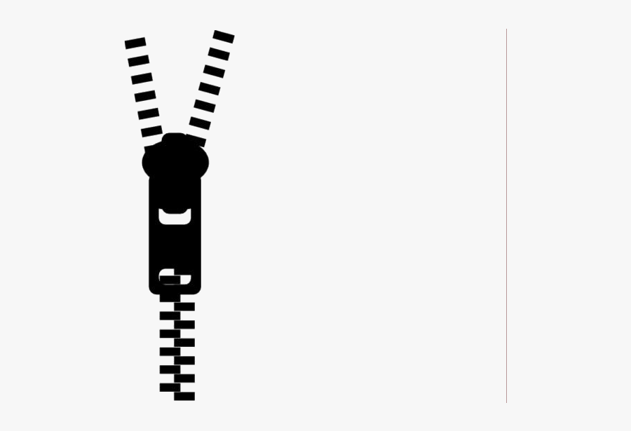 Zipper Clipart Png Black And White - Zipper Clip Art, Transparent Clipart